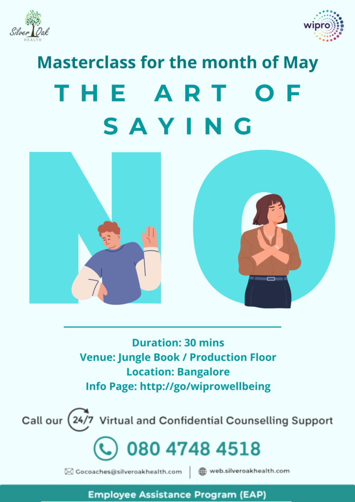 The Art of Saying No Jungle Book Bangalore