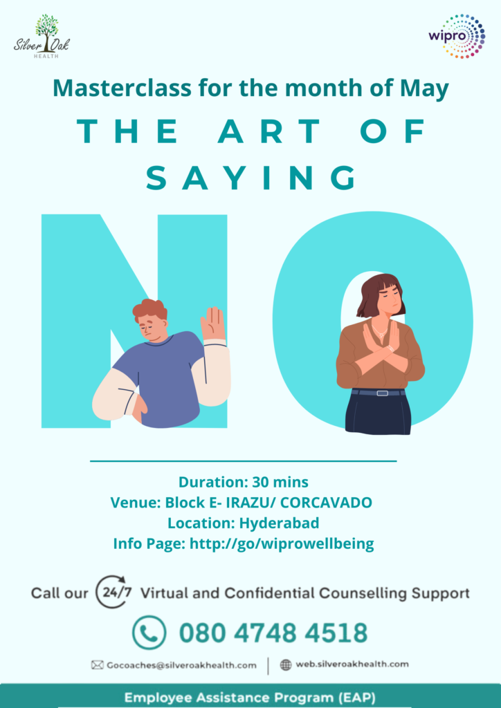The Art of Saying No Block E Hyderabad